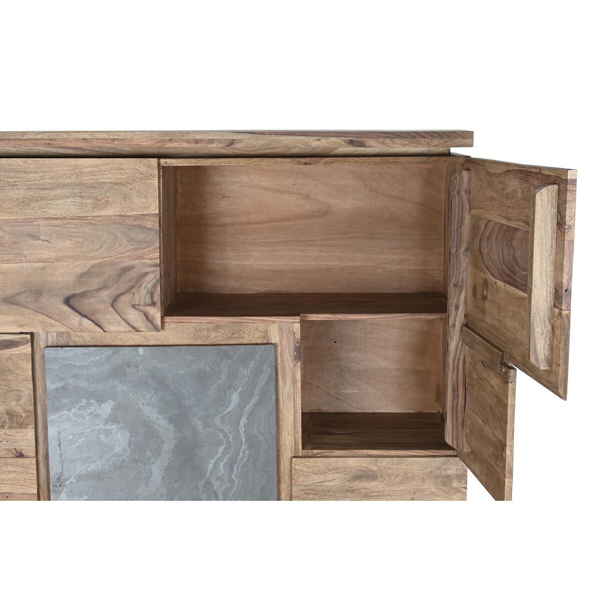 Skab DKD Home Decor Træ Brun (145 x 40 x 155 cm)